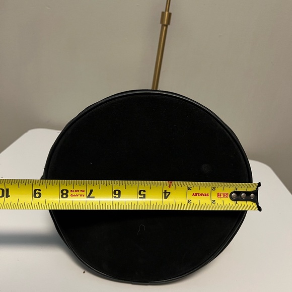 Dooney & Bourke Black Suede Bucket Bag | Vintage Leather Trim Purse - Picture 10 of 13